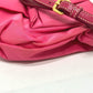 PRADA 1N1422 Logo Ribbon Multi-Pouch with Strap, Accessory Pouch, Cosmetic Pouch, Nylon, Women's, Pink