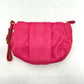 PRADA 1N1422 Logo Ribbon Multi-Pouch with Strap, Accessory Pouch, Cosmetic Pouch, Nylon, Women's, Pink