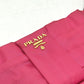 PRADA 1N1422 Logo Ribbon Multi-Pouch with Strap, Accessory Pouch, Cosmetic Pouch, Nylon, Women's, Pink