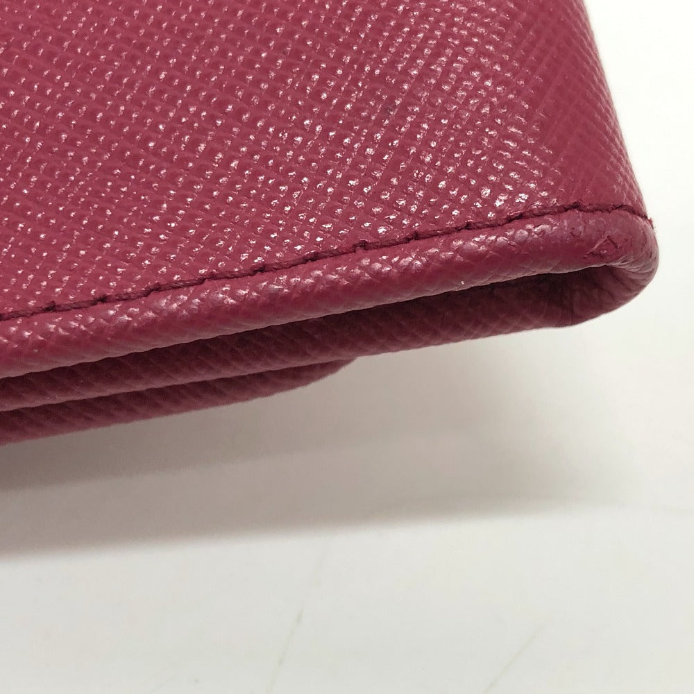 PRADA 1M0223 ロゴ 6連 キーケース サフィアーノレザー レディース ピンク
