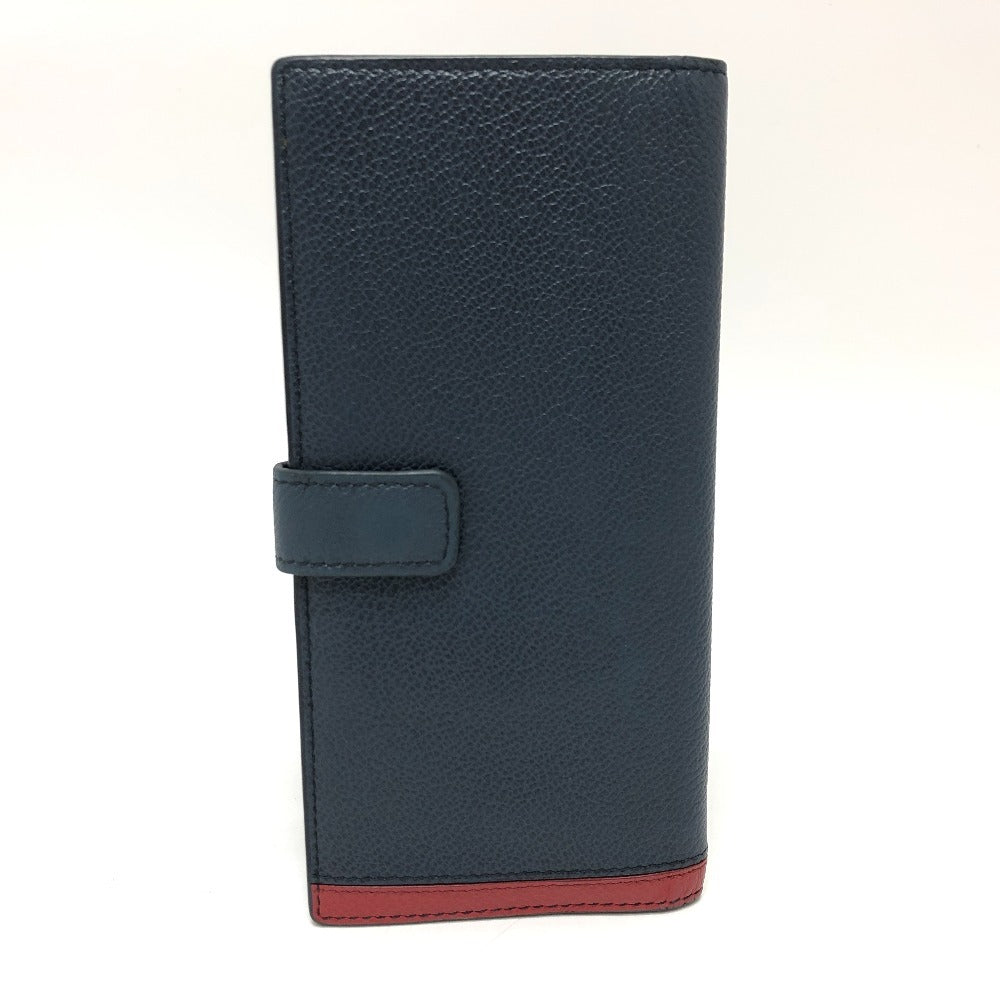 PRADA 2MV015 ロングウォレット ヴィッテロマイクログレ ロングウォレット 2つ折り 長財布 レザー レディース ブルー