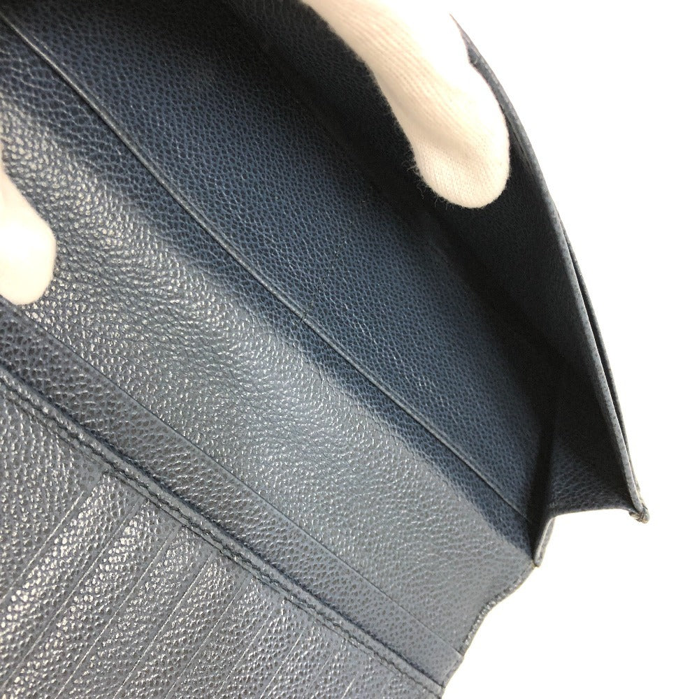 PRADA 2MV015 ロングウォレット ヴィッテロマイクログレ ロングウォレット 2つ折り 長財布 レザー レディース ブルー