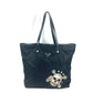 PRADA skull logo Shoulder Bag Tote Bag Nylon / Leather Black Used