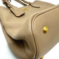 PRADA 1BA058 ロゴ 肩掛け 斜め掛け 2WAYバッグ ショルダーバッグ トートバッグ ハンドバッグ レザー レディース ベージュ