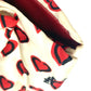PRADA Heart logo Hand Bag Bicolor Tote Bag Leather / Nylon White/Red Used