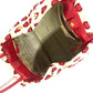 PRADA Heart logo Hand Bag Bicolor Tote Bag Leather / Nylon White/Red Used
