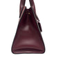 PRADA 1BA156 logo monochrome 2-Way Shoulder Bag with Mirror and Charm Pouch Hand Bag Safiano leather wine-red Used