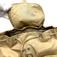 PRADA 1BZ811 Triangle Logo Double Pocket Daypack Backpack Rucksack Nylon Women's Beige