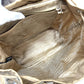 PRADA 1BZ811 Triangle Logo Double Pocket Daypack Backpack Rucksack Nylon Women's Beige