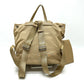 PRADA 1BZ811 Triangle Logo Double Pocket Daypack Backpack Rucksack Nylon Women's Beige