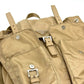 PRADA 1BZ811 Triangle Logo Double Pocket Daypack Backpack Rucksack Nylon Women's Beige
