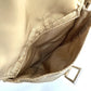 PRADA 1BZ811 Triangle Logo Double Pocket Daypack Backpack Rucksack Nylon Women's Beige