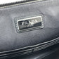 PRADA 2NG001 Logo Rabbit Clutch Bag in Saffiano Leather, Men's, Black