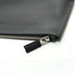 PRADA 2NG001 Logo Rabbit Clutch Bag in Saffiano Leather, Men's, Black