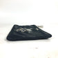 PRADA 2M1214 Makeup Pouch, Skull Design, Clutch Bag, Nylon, Unisex, Black