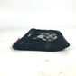 PRADA 2M1214 Makeup Pouch, Skull Design, Clutch Bag, Nylon, Unisex, Black