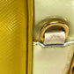 PRADA BL0864 バイカラー サフィアーノ ベルニーチェ カバン 2WAY ハンドバッグ レザー レディース イエロー