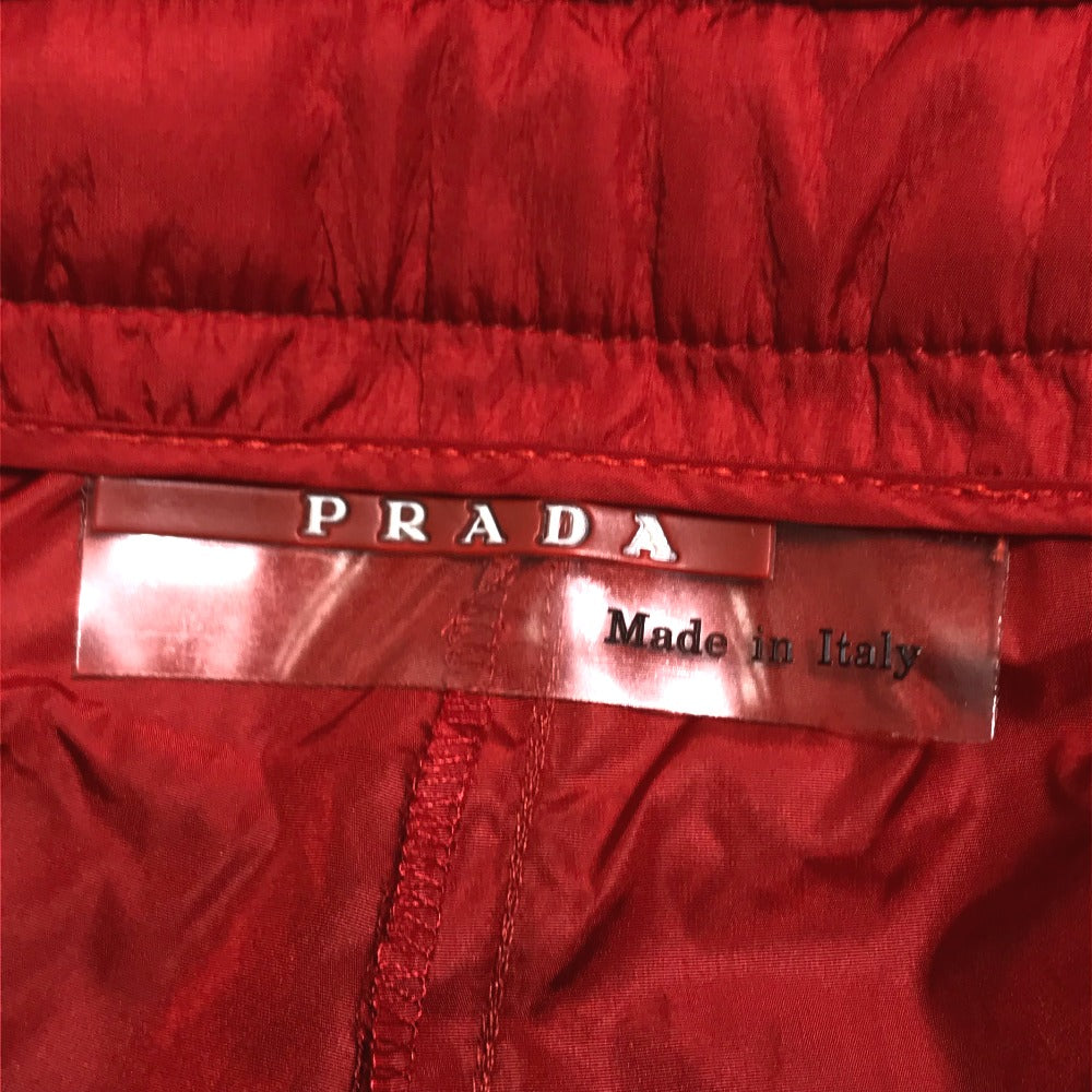 PRADA 1H2055 Prada Sport Logo Shorts, Swimwear Bottoms, Trousers, Apparel, Swimwear, Nylon, Men's, ROSSO, Red