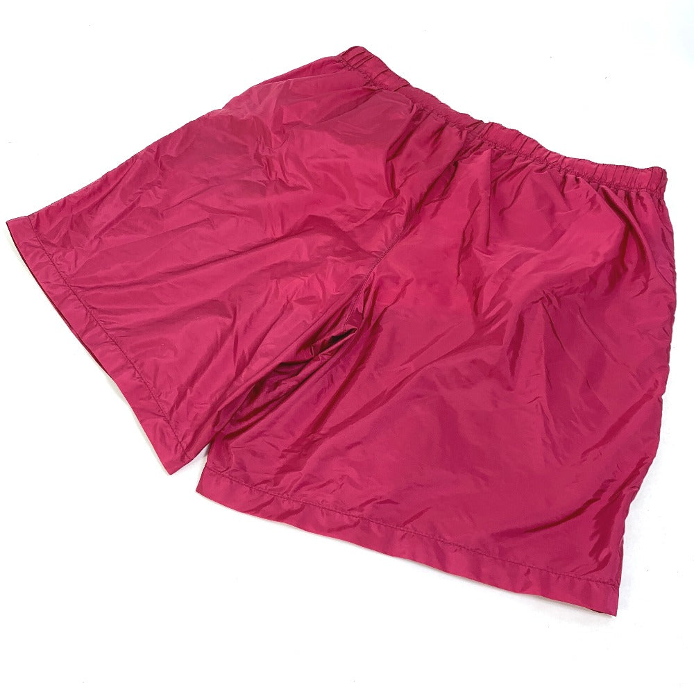 PRADA Men's Red Polyamide Shorts with Logo, Swimwear, Surf Trunks, Bottoms