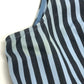 PRADA stripe Sleeveless flared knee-length dress (apparel) Dress cotton blue/Black Used