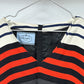 PRADA Apparel Striped Short Sleeve Dress for Women in Multicolor