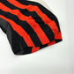 PRADA Apparel Striped Short Sleeve Dress for Women in Multicolor