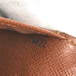 LOUIS VUITTON M61823 Monogram Porte Valeurs Cartes Credit Bill Compartment Long Wallet Long Wallet MonogramCanvas Brown Used