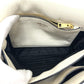 PRADA 1BD159 ロゴ ヴィッテロダイノレザー 2WAY カバン バッグ 斜め掛け フラップ ポシェット ショルダーバッグ レザー レディース ホワイト