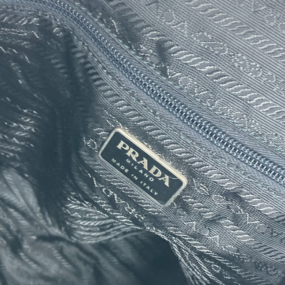 PRADA トライアングルロゴ 三角ロゴ プレート ロゴ キルティング バイカラー ショルダーバッグ 肩掛け カバン トートバッグ ナイロン レディース ピンク - brandshop-reference