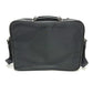 PRADA V147S Triangle Plate 2-Way Shoulder Bag/Briefcase/Business Bag in Nylon, Unisex, Black