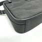 PRADA V147S Triangle Plate 2-Way Shoulder Bag/Briefcase/Business Bag in Nylon, Unisex, Black