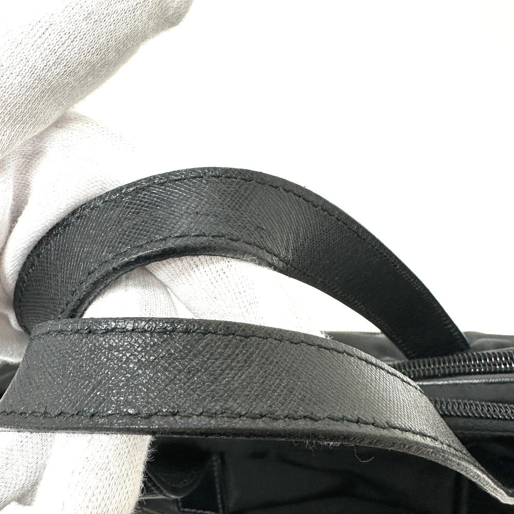 PRADA 2VE407 Triangle Logo 2WAY Bag Shoulder/Crossbody Business Bag Nylon/Leather Unisex Black