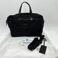 PRADA 2VE407 Triangle Logo 2WAY Bag Shoulder/Crossbody Business Bag Nylon/Leather Unisex Black