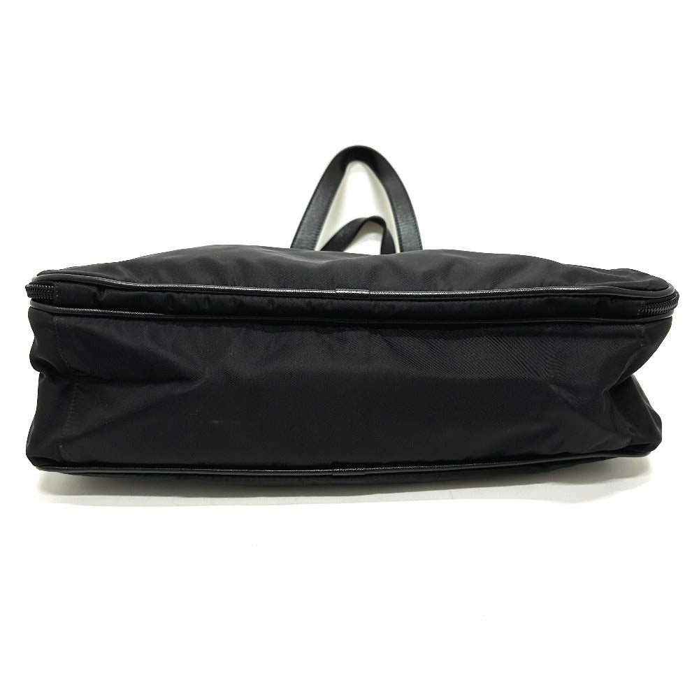 PRADA 2VE407 Triangle Logo 2WAY Bag Shoulder/Crossbody Business Bag Nylon/Leather Unisex Black
