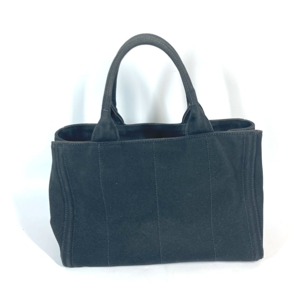 PRADA 1BG439 斜め掛け ストーン付き カナパS 2WAYバッグ ショルダーバッグ カバン ハンドバッグ トートバッグ キャンバス レディース ブラック - brandshop-reference