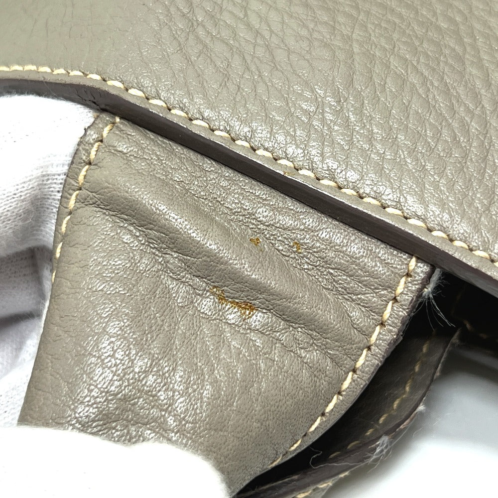 PRADA BN1872 ロゴ カナパ カバン バッグ ハンドバッグ 大容量 トートバッグ レザー レディース グレー