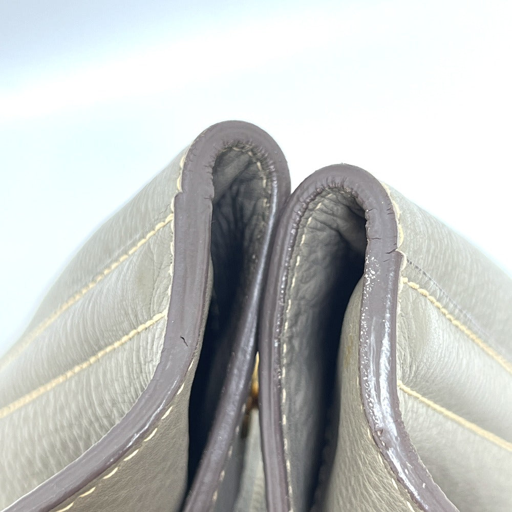 PRADA BN1872 ロゴ カナパ カバン バッグ ハンドバッグ 大容量 トートバッグ レザー レディース グレー