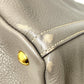PRADA BN1872 ロゴ カナパ カバン バッグ ハンドバッグ 大容量 トートバッグ レザー レディース グレー