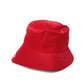 PRADA 2HC280 Drawstring Triangle Logo Fisherman Hat, Bucket Hat, Bob Hat, Nylon, Women's, Red