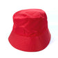 PRADA 2HC280 Drawstring Triangle Logo Fisherman Hat, Bucket Hat, Bob Hat, Nylon, Women's, Red