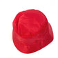 PRADA 2HC280 Drawstring Triangle Logo Fisherman Hat, Bucket Hat, Bob Hat, Nylon, Women's, Red