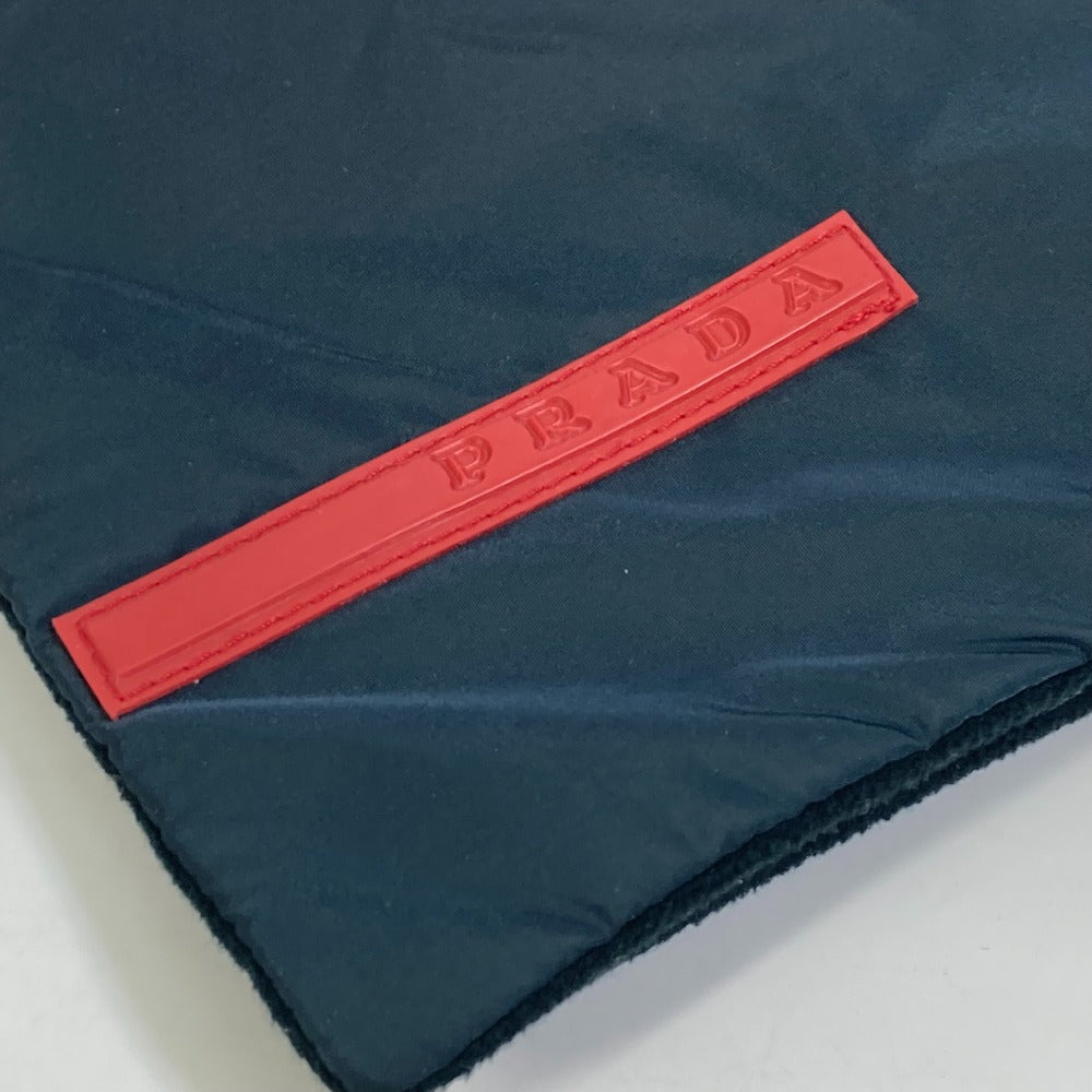 PRADA Sport Scarf with Pocket, Nylon, Women's, Black