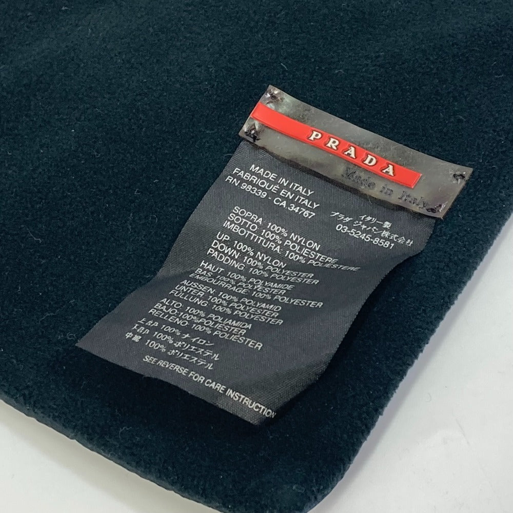 PRADA Sport Scarf with Pocket, Nylon, Women's, Black