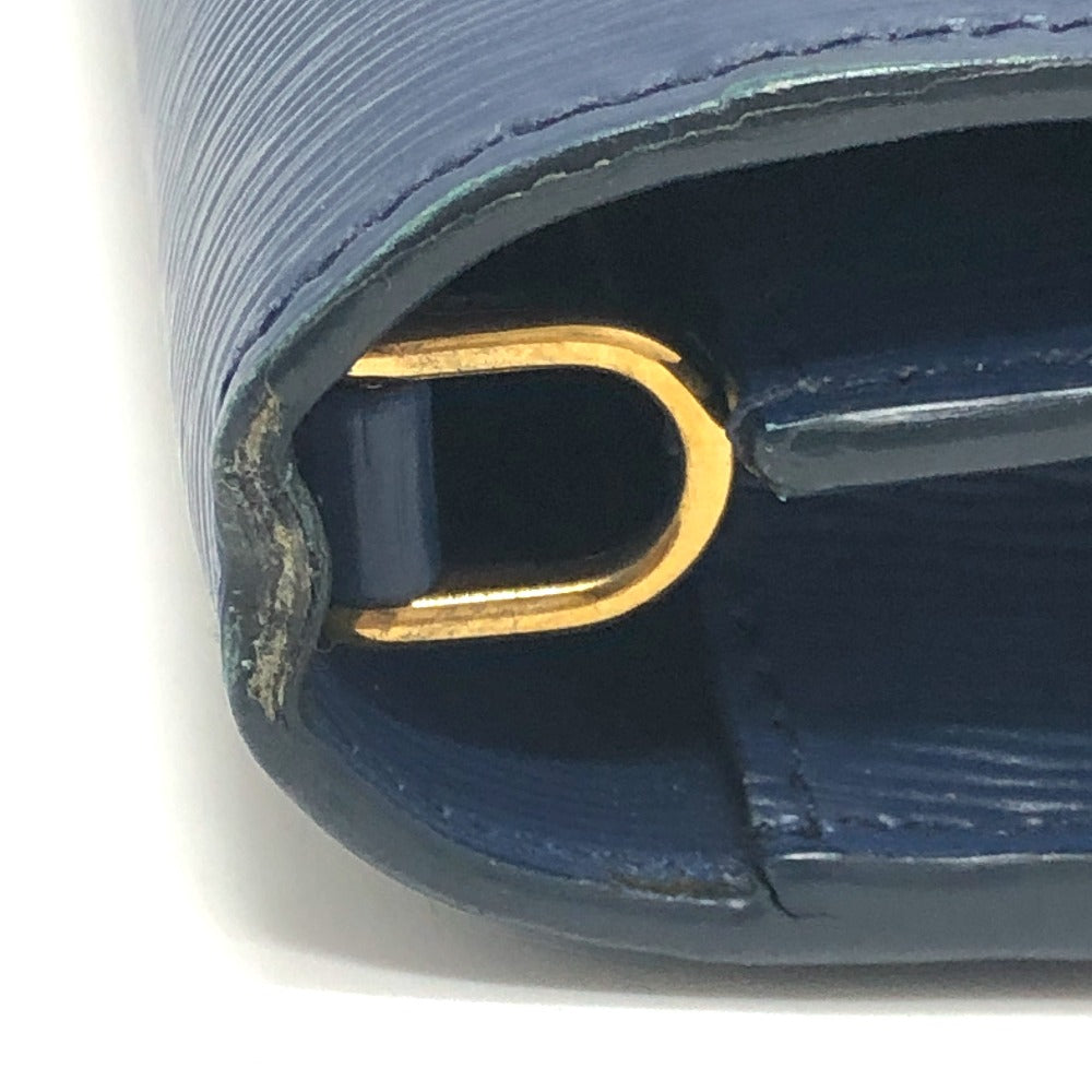 PRADA 1BP016 Bag Logo Wallet Mini Bag Party Bag Pochette Wallet Shoulder Bag Leather Women's Blue