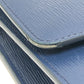 PRADA 1BP016 Bag Logo Wallet Mini Bag Party Bag Pochette Wallet Shoulder Bag Leather Women's Blue