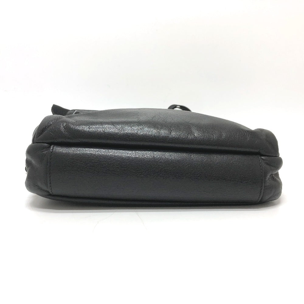 PRADA 2VH022 Messenger Bag, Shoulder Bag, Leather, Men's, Black