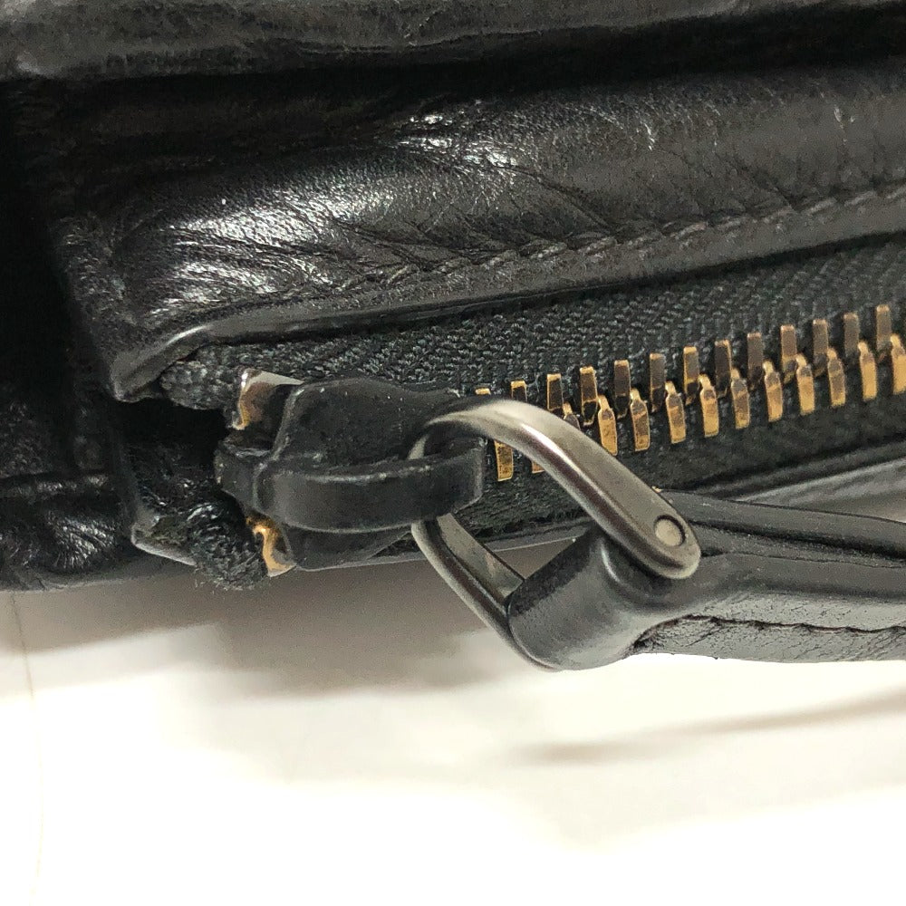 PRADA 2VH022 Messenger Bag, Shoulder Bag, Leather, Men's, Black
