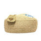 PRADA 1BG454 Logo St. Barths Limited Edition Small Handbag, Raffia, Women's, Beige