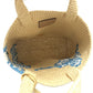 PRADA 1BG454 Logo St. Barths Limited Edition Small Handbag, Raffia, Women's, Beige