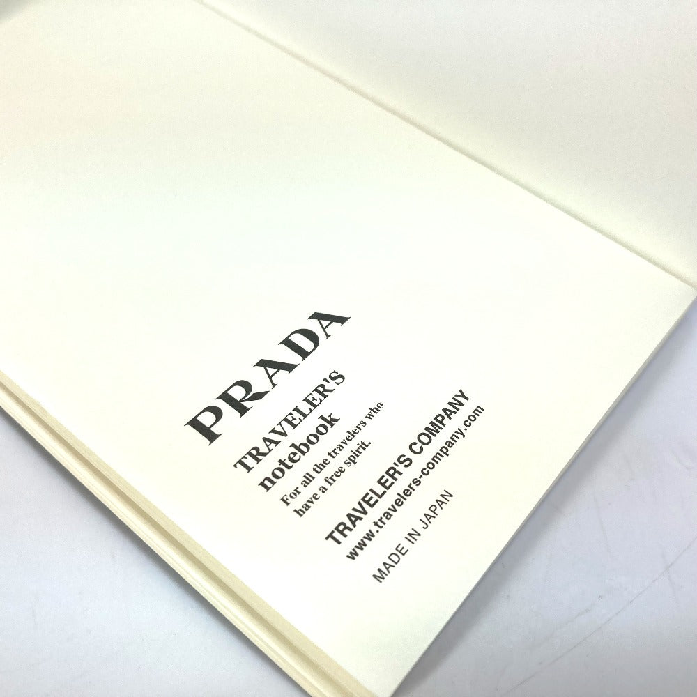 PRADA 2AR090 ノート メモ帳 トラベラーズ ノート6冊セット ステーショナリー ノートブック 紙 メンズ ブラック